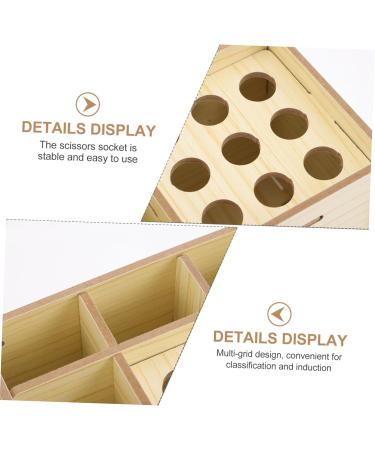 Beavorty Hairbrush & Shear Holder - Stylish Storage Tool for Barbershops | Desk Tablet Rack 19.8x10cm - Buy Online on GoSupps.com