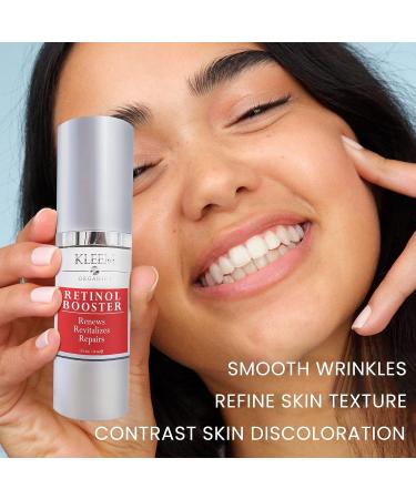 Organic Resurfacing Retinol Serum with Hyaluronic Acid & Vitamin E | Anti Wrinkle, Sun Damage Repair | Improve Elasticity & Radiance - Buy Online on GoSupps.com
