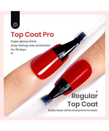 Beetles No Wipe Gel Top Coat - 15ml Clear Glossy Long Lasting Nail Polish for Manicure | Soak Off UV Lamp Safe - High Shine Finish - Buy Online on GoSupps.com