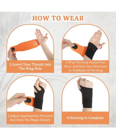 Ultra-Thin Compression Wrist Brace - Adjustable Support for Tendonitis Carpal Tunnel & Arthritis | Ideal for Sports & Work - Unisex - Buy Online on GoSupps.com