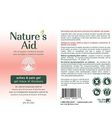 Nature's Aid Aches & Pains Gel - Buy Online on GoSupps.com