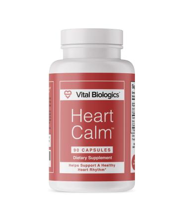 Heart Calm- Support and Maintain a Healthy Heart Rhythm- A Natural Fast-Acting Formula with Magnesium Taurate Glycinate Malate and More. 90 Capsules.
