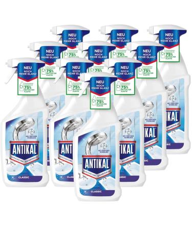 Antikal Limescale Cleaner Spray 750ml - Removes stubborn limescale deposits (Pack of 10)