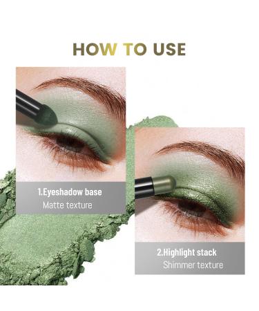 Champagne Eyeshadow Stick - Waterproof Glitter & Matte Textures for Smoky Eye Makeup | Fast Drawing Cream & Powder Heads - Buy Online on GoSupps.com