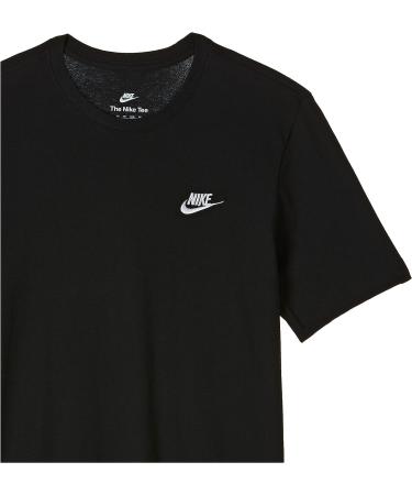 Nike Men's Sportswear Club T-Shirt Black/White XL - Premium Comfort & Style - Buy Online on GoSupps.com