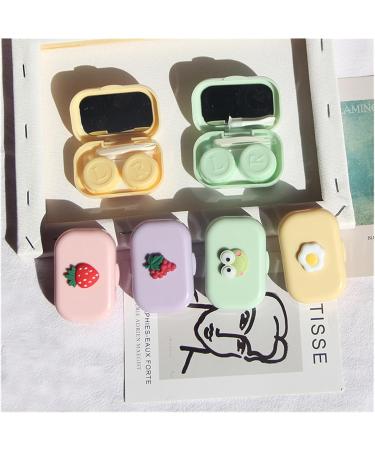 Buy Cartoon Matte Contact Lens Etui - MEITONG Pumpkin Storage Box | Durable Plastic Lens Container - Buy Online on GoSupps.com