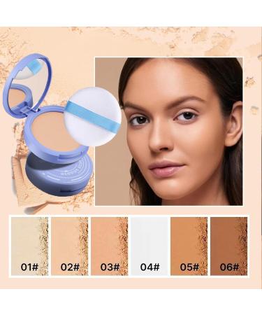 LXCJZY Matte Wet and Dry Powder Matte Perfection Pressed Powder Lasting Waterproof Makeup Pressed Powder Waterproof Long Lasting Finishing Powder Oil Control Face Pressed Powder (02 10g) 02 10 g (Pack of 1) - Buy Online on GoSupps.com