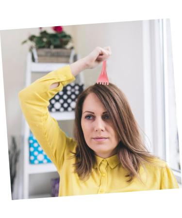 Hapinary Scalp Massage Comb - Hard Camp Card Pink 16.5x3.0cm | Best Scalp Scraper for Relaxation & Relief - International Shipping Available - Buy Online on GoSupps.com
