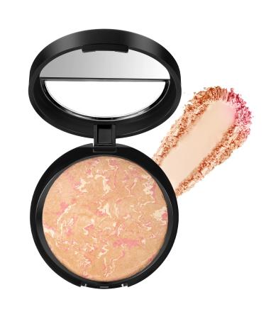 BUTBU Powder Face Powder Soothing Effect Compact Powder Remains Matte Thin and Breathable Oily Skin Control -01