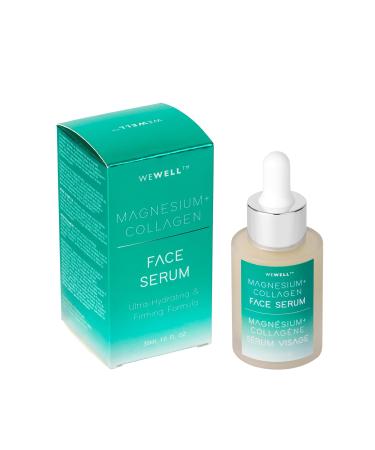 Skip The Spa Magnesium + Collagen Moisturizing Face Serum Ultra-Hydrating & Firming Formula - Hydrating Collagen Face Serum Magnesium Face Serum (30 ml/1 fl.oz)