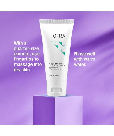 OFRA After Makeup Cleansing Balm | Hydrating Cleanser and Makeup Balm Remover | Gentle Cleansing Balm Makeup Remover | 1.7 oz/50 ml - Buy Online on GoSupps.com