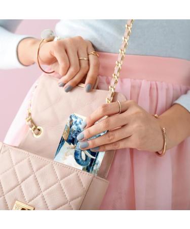 Buy Elephant Love Mom Leather Lipstick Case - Mini Organizer with Mirror | Perfect Lip Gloss Holder for Travel | Shop Internationally - Buy Online on GoSupps.com