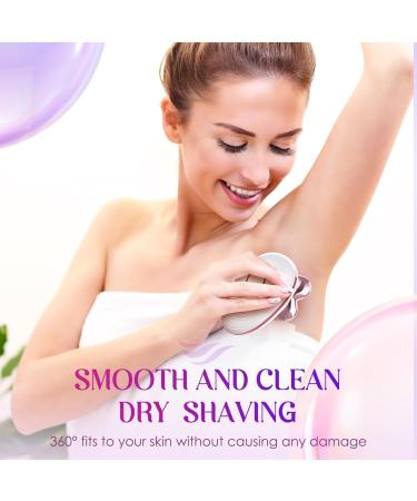 Electric Razors for Women | Painless 4-in-1 Cordless Trimmer for Sensitive Skin | Waterproof Hair Remover Kit - Rechargeable Pink - Buy Online on GoSupps.com