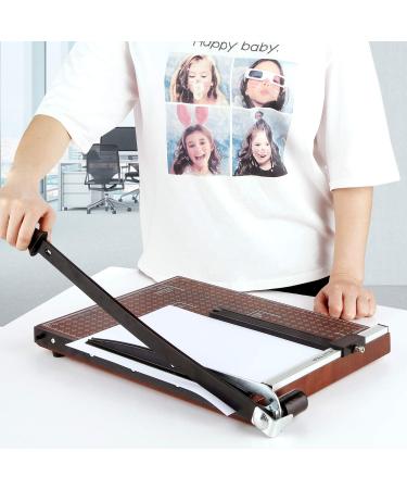 Professional 15 Inch Paper Trimmer Guillotine for Christmas Cards & Photos - 12 Sheet Capacity - Buy Online on GoSupps.com