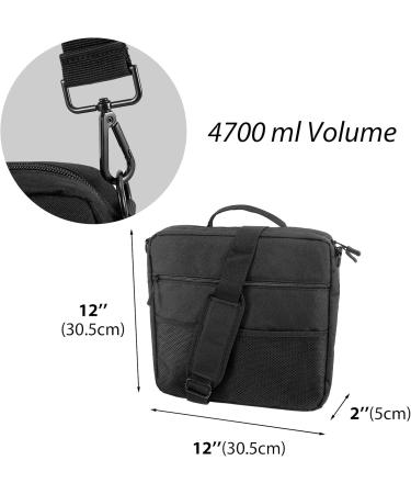Urine Drainage Bag Holder with Catheter Cover & Adjustable Strap Travel Medical Supplies for Urostomy Users - Black - Buy Online on GoSupps.com