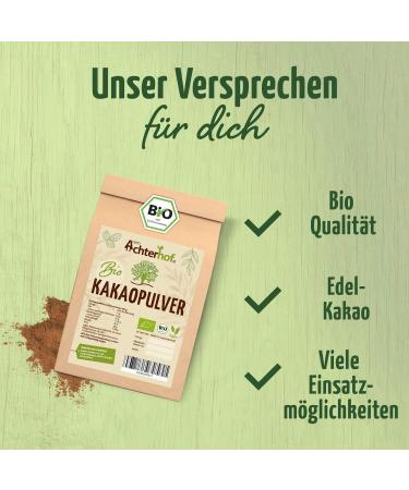 Kocao Powder Bio 1000g - Premium Edel Cocoa Powder (Criollo) | Natural & Aromatic | Achterhof 1kg Pack - Buy Online on GoSupps.com