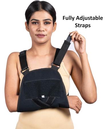 Arm Sling Shoulder Brace - Adjustable Rotator Cuff & Elbow Support for Quick Recovery | Men & Women - Buy Online on GoSupps.com