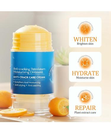 Geruicee 2 Pieces Urea Foot Cream Stick for Dry & Cracked Skin Intensive Repair Care for Heels Hands and Elbows Fast Absorbing Moisturizing Cream against Calluses 40 g x 2 - Buy Online on GoSupps.com