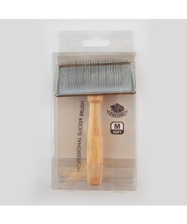 Furzone Plucking Brush - Gentle Dog & Pet Brush for Fur Removal | Size M Soft Needle Tool for Undercoat Care - Buy Online on GoSupps.com