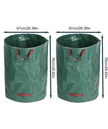Yard Bags for Leaves Bags for Gardening in Courtyard Lawn Lawn Garden Bags Garden Bags for Debris Large Capacity with Up and Down Handles for Easy Dumping A/v 300l - Buy Online on GoSupps.com