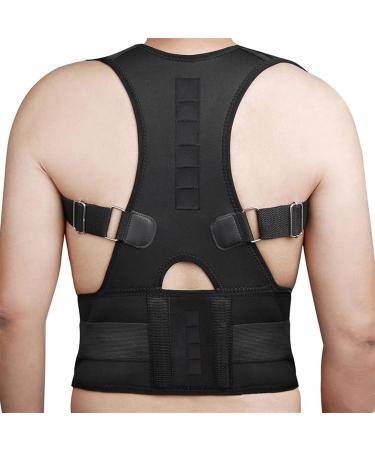 Posture Corrector for Women and Men Back Support Belt Lumbar Brace Shoulder Support Compression Vest for Clavicle to Support Spine Lumbar Neck Shoulder (Size : X-Large) (Small) (Large) - Buy Online on GoSupps.com