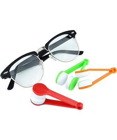10 Pack Mini Sunglasses & Eyeglass Cleaner - Microfiber Soft Brush Tool (5 Colors: Black Green Blue Orange Red) - Perfect for International Shipping - Buy Online on GoSupps.com