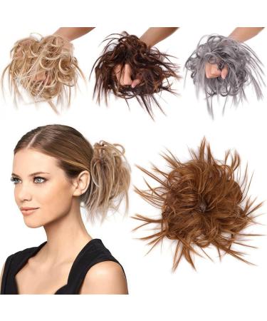 Hair Bun Messy Bun Hair Slice Ponytail Hair Extensions with Elastic Rubber Band Synthetic Fluffy Bun Women Wig Hair Bun Hair Extension Hair Piece (Color : 0013) - Buy Online on GoSupps.com