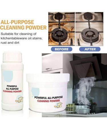 Powerful Kitchen All-Purpose Powder Cleaner Powerful All Purpose Cleaning Powder Household Foam Rust Remover Kitchen All-Purpose Cleaning Powder Kitchen Stubborn Stains Cleaner (250g) - Buy Online on GoSupps.com