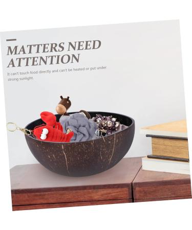 CORHAD Keychain Wood Tray Cereal Container Decor Key Storage Bowl Candy Container Salad Bowl Vietnam Fruit medium Silver - Buy Online on GoSupps.com