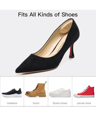 Women Heel Pads - Heel Grips for Loose Shoes | Beige Heel Inserts Protectors (3 Pairs - Buy Online on GoSupps.com