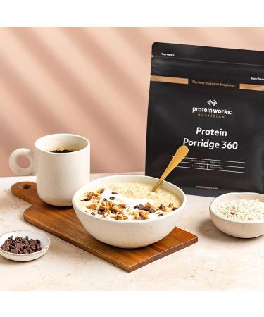 Protein Works - High Protein Porridge 360 | Low Sugar Breakfast | Added Vitamins | Low GI Wholegrain Oats | High Fibre | Banana Choc Chip | 2kg Banana & Choc Chip 2kg (26 servings) - Buy Online on GoSupps.com