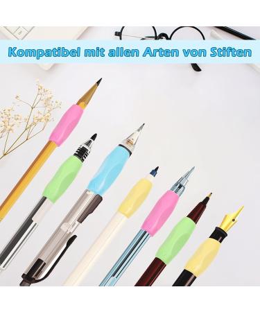 8-Piece Ergonomic Writing Aid Set for Kids | Pencil Grip & Holder for Improved Writing Skills - Buy Online on GoSupps.com