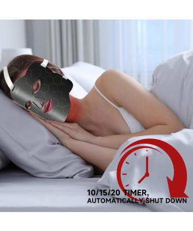 Hottoerak Red Light for Face Near Infrared Face Light Red Face Lamp with 660nm & 850nm Wavelengths for Home Use - Buy Online on GoSupps.com