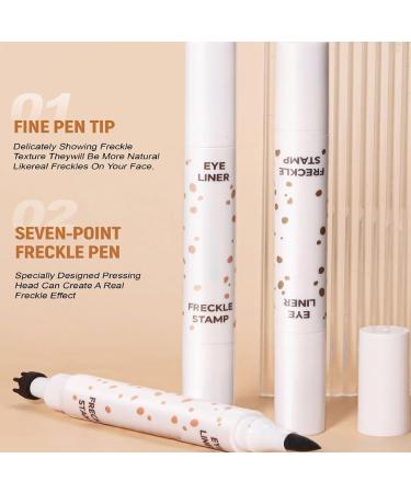  Dewireaey Freckle Pad 3.6ml - Non-Slip Freckle Pen Smear-Resistant and Quick-Drying for Everyday Outings Parties Festivals Concerts Evenings - Buy Online on GoSupps.com