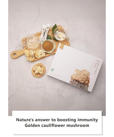  Korean Food Golden cauliflower mushroom sticks 0.14oz X 30stick | No Artificials made with pure ingredients only | Individual package  - Buy Online on GoSupps.com