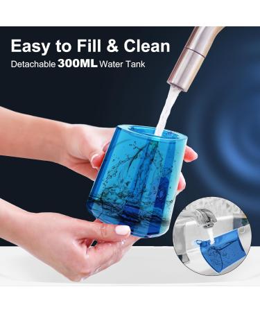 Water Flosser Pick for Teeth - Cordless Portable 4 Modes Rechargeable IPX7 Waterproof Oral Irrigator 300ML Flossing Cleaner for Home & Travel - Buy Now - Buy Online on GoSupps.com