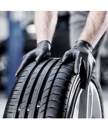 Precision Grip 8mil Nitrile Powder Free Gloves - Medium/Black (Box of 100) - Buy Online on GoSupps.com