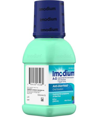 Imodium A-D Liquid Anti-Diarrheal Medicine - Mint Flavor - 8 fl. oz - Buy Online on GoSupps.com