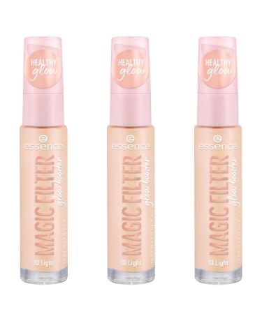 Essence Magic Filter Glow Booster Base No. 10 Nude Nourishing coloring effect stubborn natural radiant vegan without perfume without alcohol without parabens 3 -pack (3x14ml) 14 ml (3 Pack) 10 light - Buy Online on GoSupps.com