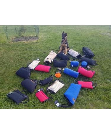 Dingo Gear Cotton Nylon Bite Sausage for Dog Training | IGP IPO Obedience Protection | 20x7 cm - Pink - Buy Online on GoSupps.com