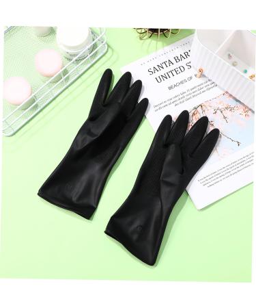 Didiseaon 3 Pairs Hair Shampoo Gloves Hair Salon Gloves Barber Gloves Hair Dye Glove - Buy Online on GoSupps.com