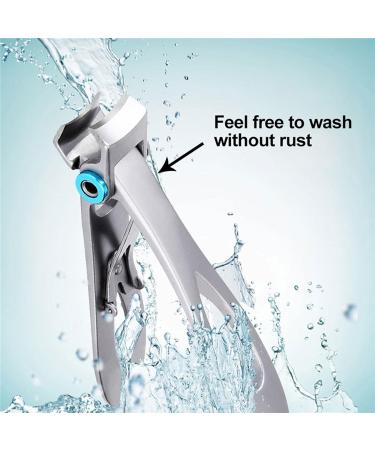 SVAASA Nail Clippers Nail Clippers Stainless Steel Wide Jaw Opening Manicure Fingernail Cutter Thick Hard Ingrown Toenail Scissors Tools - Buy Online on GoSupps.com
