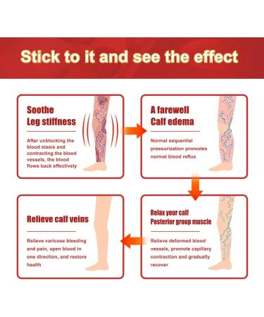 4 & 12 Pieces of Venous Plaster for Varicose & Spider Veins - Improve Blood Circulation & Calm Vasculitis - International Shipping - Buy Online on GoSupps.com