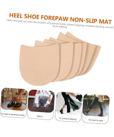 FOMIYES Anti-Slip Shoe Pads - 3 Pairs Clear Skid-Proof Stickers for Enhanced Grip and Comfort - Buy Online on GoSupps.com