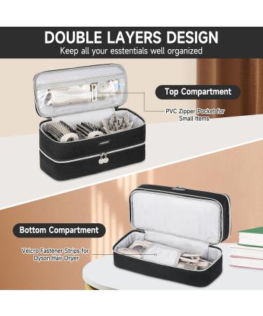 Carrying Case Fits for Shark Flexstyle(HD430/440/435) & Hair Dryer Travel Storage Organizer Bag Compatible with Dyson Supersonic Hair Dryer/Airwrap Styler and Attachments Black (Bag Only) - Buy Online on GoSupps.com