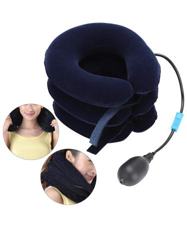 Buy Inflatable Collar Neck Support | Comfortable Neck Pain Relief | Blue One Size - International Shipping Available - Buy Online on GoSupps.com