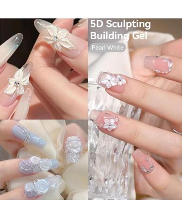 Long-lasting 3D nail gel 8ml | 3D builder and modeling gel for girls who love crafts home salon everyday use weddings dates Christmas - Buy Online on GoSupps.com