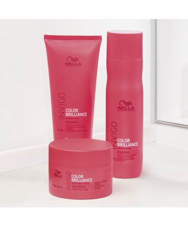 Wella Invigo Brilliance Shampoo for Fine/Normal Colored Hair 10.1 oz - Color Protection & Vibrancy - Buy Online on GoSupps.com