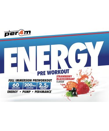 Per4m Energy Pre-Workout (60 Servings) Fraise Cassis - Pr -entra nement - Booster de pr -entra nement - Buy Online on GoSupps.com