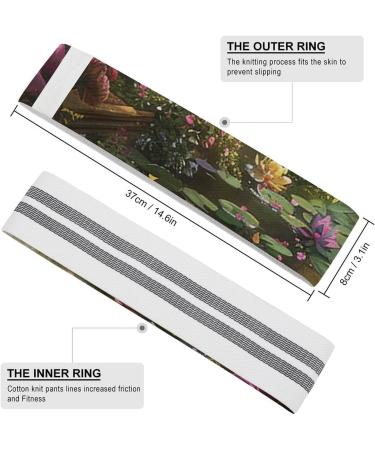 Shop Resistance Bands - Floral Garden Design | Elastic & Fabric Exercise Bands for Fitness - Buy Online on GoSupps.com